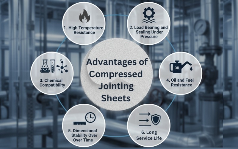 Advantages of compressed gasket jointing sheets and HNA Series performance