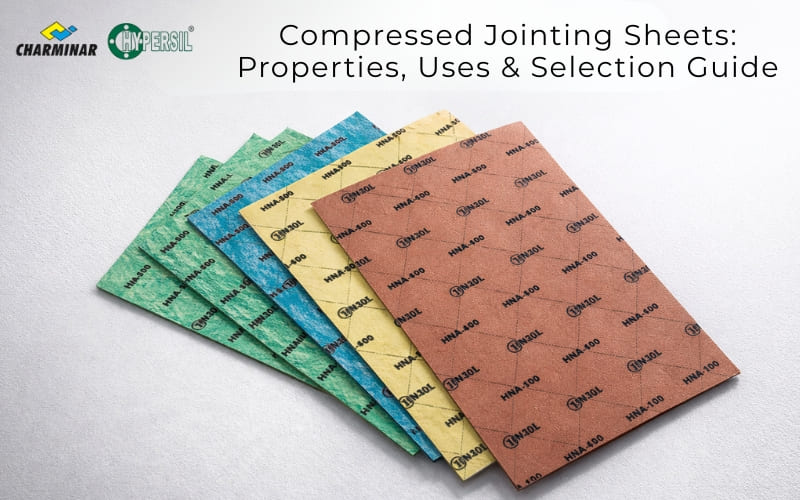 Compressed Jointing Sheets showing industrial gasket material properties and applications for sealing solutions