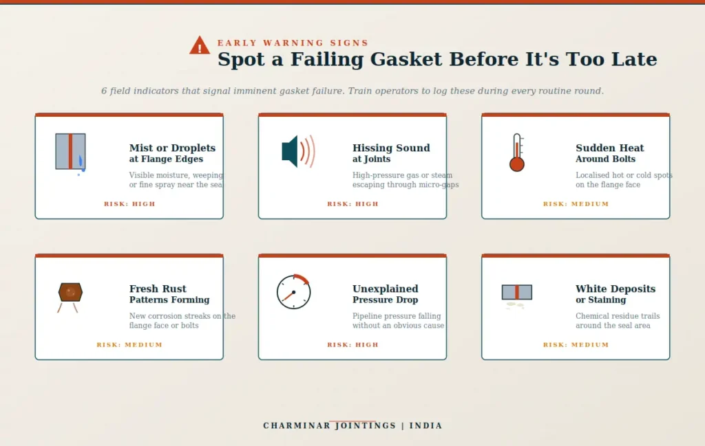 Top Causes of Gasket Failure in Industrial Plants — Charminar Jointings