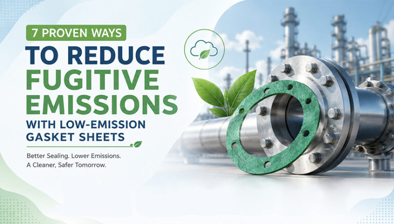 Seven proven ways to reduce fugitive emissions with low-emission gasket sheets